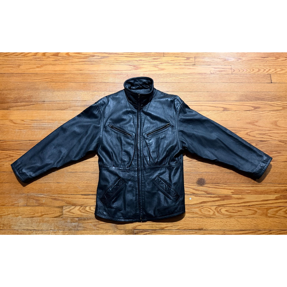 Wilsons Leather Mens Small Black Jacket 3M Thinsulate Insulated with Liner